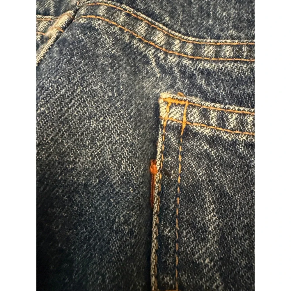 Vintage Levis Orange Tab Jeans Mens 33x30 Medium‎ Wash Blue Straight Leg Denim